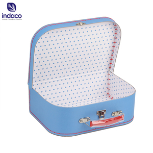 Wholesale Cardboard Suitcase for Children Toys Sustainable Use Clothing Packaging <b>Box</b> with Metal Handle - Product Image 3