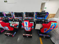 Simulateur de course 3D électronique pour adultes, console de jeu d'arcade à monnayeur, garantie 1 an