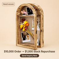 Boîte à souvenirs murale en bois rustique, boîte de présentation pour mariage, avec porte en acrylique et doublure en lin, personnalisable OEM, vente en gros, boîte à souvenirs en bois