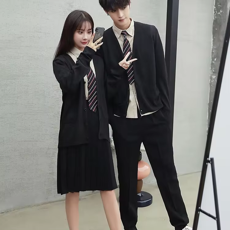 กางเกงสีกากีขายาวสีดำสำหรับผู้ชาย