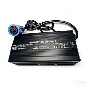 <span class=keywords><strong>Chargeur</strong></span> de batterie au lithium de haute qualité 84V 5A 6A 7A 8A pour scooter électrique avec ventilateur de refroidissement - Product Image 1