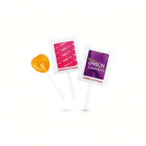 Caramelle Promozionali Unison Causeway Lolly Carta con Confezione Personalizzata per Eventi e Marketing - Product Image 2