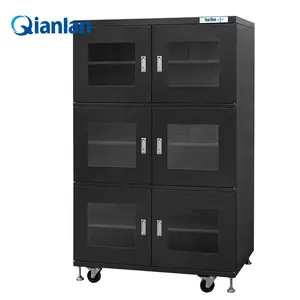 1436L big capacity desiccant moisture proof storage dry cabinet with temperature and humidity display