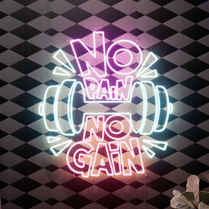 Logo d'entreprise personnalisé en néon LED, impression UV, néons pour salle de sport, enseignes néon personnalisées créatives pour la décoration murale de la salle de <span class=keywords><strong>fitness</strong></span> et de billard - Product Image 2