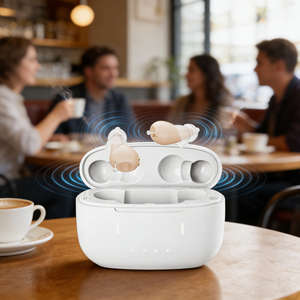 Aides auditives rechargeables sans ordonnance pour les seniors, réduction du bruit, son clair, design intra-auriculaire confortable et invisible - Product Image 6