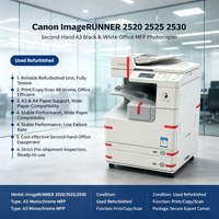 Photocopieur noir et blanc A3 d'occasion ZISUI Canon ImageRUNNER 2520 2525 2530, imprimante laser pour le bureau