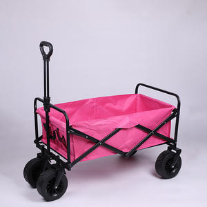 Outdoor <span class=keywords><strong>Beach</strong></span> Wagon Folding Wagon <span class=keywords><strong>Cart</strong></span> Heavy Duty Carrinho de jardim com All-Terrain Wheels Vagão utilitário portátil para Camping - Product Image 3