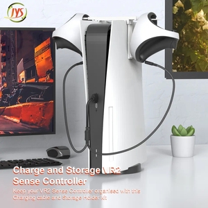 ชุดสายชาร์จสำหรับคอนโทรลเลอร์ไร้สาย PS <span class=keywords><strong>VR2</strong></span> พร้อมที่แขวนหูฟังแบบพับได้สำหรับที่ยึดจอย PS5 - Product Image 4