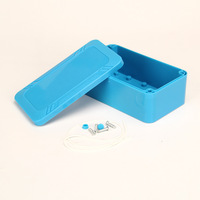 Boîtier de jonction en plastique étanche IP67, personnalisable en usine, en ABS, pour appareils électroniques extérieurs, boîtier de jonction de câbles étanche