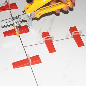 Tile Leveling System 100 Pcs Plier Clips And wedges Base Spacer Insert Reusable 1.5mm 2mm 3mm