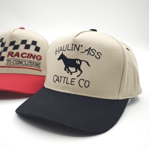 Casquettes de baseball personnalisées à deux tons en coton 100% beige de haute qualité, brodées, pour hommes, vente chaude - Product Image 6