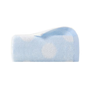 Serviette de bain pour enfants en pur coton 30x55 cm, couleur unie, douce pour la peau, usage domestique - Product Image 1