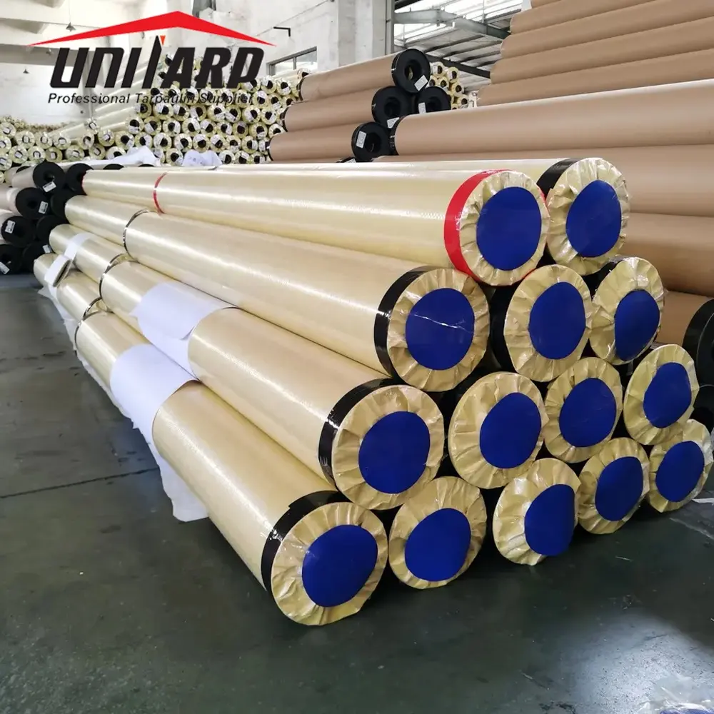 Uni-tarp יצרן pvc מצופה פלסטיק pvc ויניל טרפולין עבור כיסוי משאית, בד אוהל