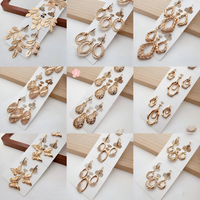 Collection de bijoux XUPING plaqué or avec zircon, motif dauphin, style animal, ensemble collier et boucles d'oreilles, vente en gros
