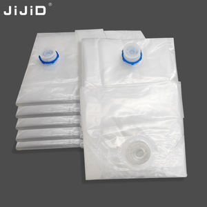 Conteneur IBC en forme de cube JIJID de 1000 litres, double valve, doublure en plastique de qualité alimentaire, sac facile à installer pour l'huile et les engrais - Product Image 1