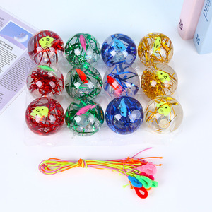 Hot bán cao su Led nhấp nháy đầy màu sắc nảy bóng trẻ em Đồ chơi cho máy bán hàng tự động nảy bóng nước - Product Image 5