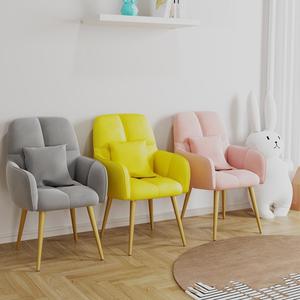 Chaise de salon de manucure confortable avec dossier, chaise de beauté moderne rembourrée - Product Image 3