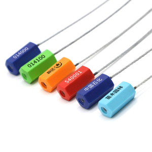 Sello de Seguridad de Alambre de Acero de Color con Número Secuencial, Sello de Cable a Prueba de Manipulación para Contenedores y Logística - Product Image 3