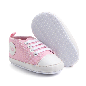 <span class=keywords><strong>Scarpe</strong></span> in tela casual antiscivolo con soletta morbida per neonati e bambini, design leggero stampato con lacci, molto vendute. - Product Image 5