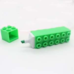 Surligneur empilable original, surligneur en forme de briques de jouet pour enfant - Product Image 4