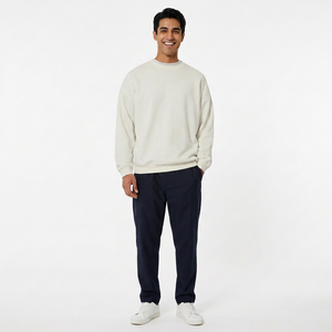 Fabricant de vêtements sur mesure, mélange polyester/coton de haute qualité, sweat à capuche zippé vintage pour homme, mode hiver, poids lourd - Product Image 1