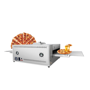 Forno per <span class=keywords><strong>Pizza</strong></span> a Nastro Trasportatore Commerciale da 32 Pollici, a Gas, in Acciaio Inox, Macchina Automatica per Cottura <span class=keywords><strong>Pizza</strong></span> con Nastro a Catena per Pizzerie - Product Image 1