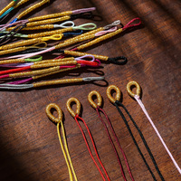 Cordon de pendentif en fil d'or enroulé de nylon, petit accessoire de bricolage pour la fabrication de bijoux, fournitures pour bracelets, matériel de tissage