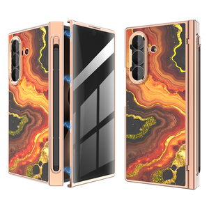 เคสโทรศัพท์พับได้ลายหินอ่อนหลากสีสำหรับ Galaxy Z Fold8 Ultra TPU PC กันกระแทก ไม่มีที่วาง - Product Image 2