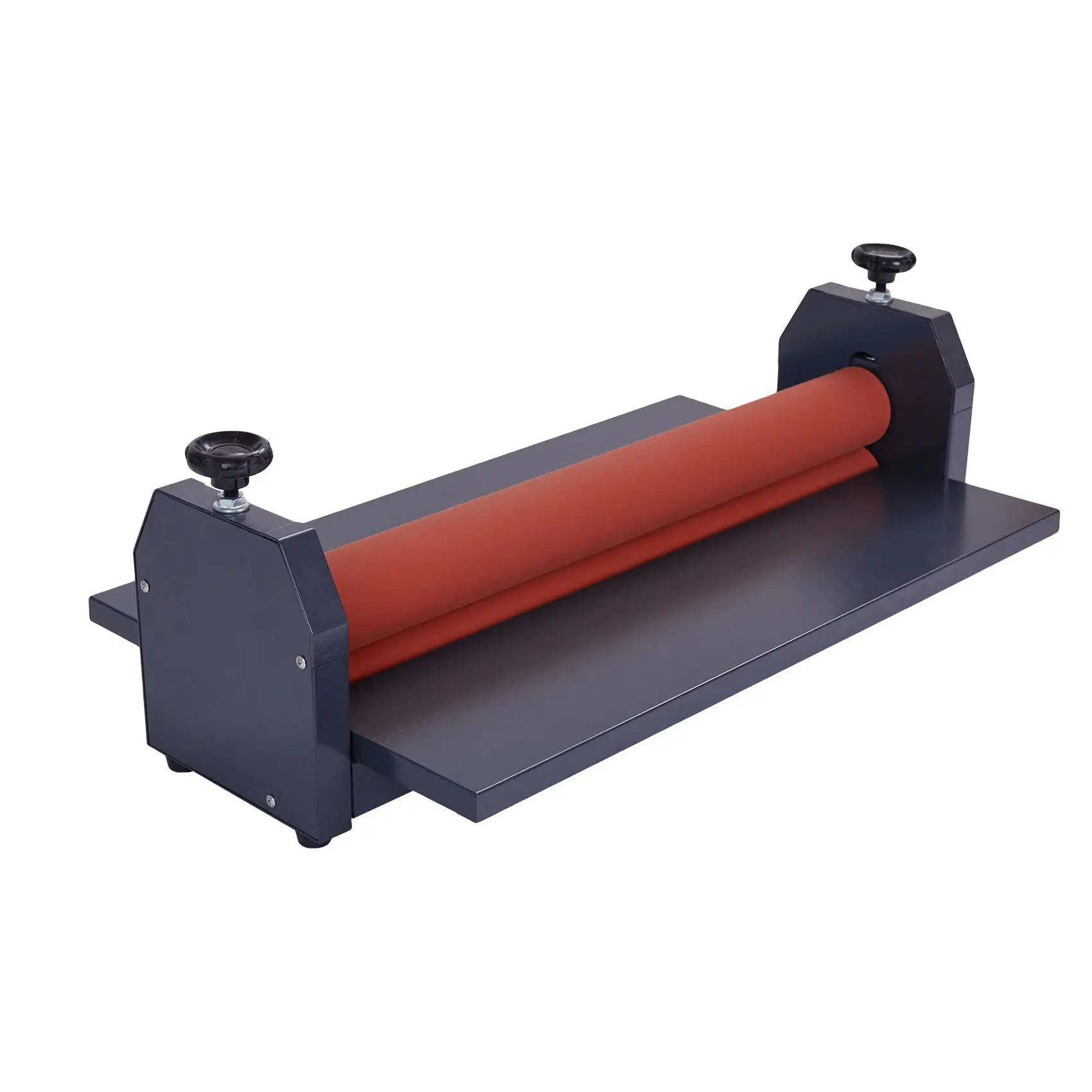 Manual Cold Lamination Machine 700mm Desktop Cold Roll Laminator with High Quality Rubber Rollers