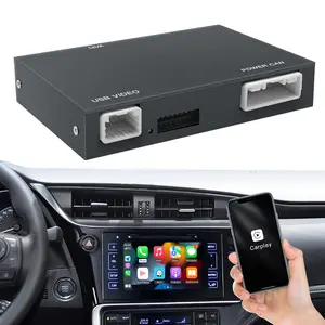 Autoabc Universele Carplay Modulair Voor Toyota Corolla Auto Video Interface Scherm Spiegel Achteruitkijkcamera Draadloze Android Auto