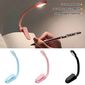 Mini LED Book Night Read Light 3 Brightness Adjustable USB Rechargeable Clip on Study Reading <strong>Lamp</strong> for Bedroom Reading - Product Image 6