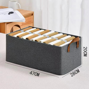 Organiseurs de tiroirs en tissu pour vêtements et sous-vêtements avec poignée, vente en gros - Product Image 5