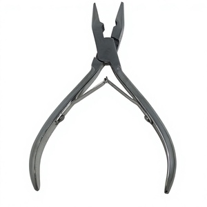 Pince à extensions capillaires pour salon de beauté, en acier chirurgical, pince micro-perlage professionnelle, certifiée CE, pinces d'extension - Product Image 1