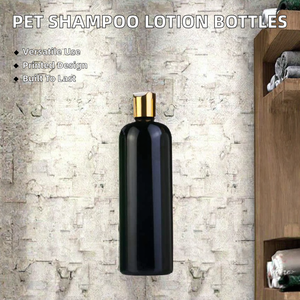 Bouteilles cylindriques en plastique PET en gros pour shampooing et lotion 250 ml/500 ml avec pompe pulvérisateur, impression sérigraphique, emballage pour soins de la peau, masque facial - Product Image 2