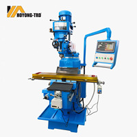 Fraiseuse à genouillère robuste X6325D, course de 800 mm, moteur 5 CV, tête de fraisage taïwanaise, rectification de précision
