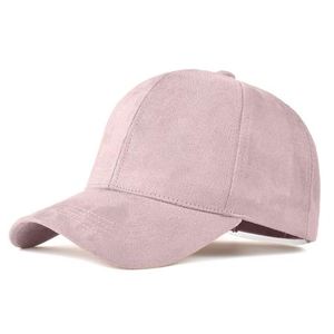 Wholesale Custom 6 Panel Unisex Plain Hats 100% Polyester Suede Fabric Formal Adjustable Size Curved Brim <b>Baseball</b> <b>Cap</b> - Product Image 4