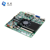 Placa Base Industrial Integrada Mini ITX con 2 LAN, 2 COM, Intel I5 3210M Dual Core, DDR3, 2 HD, VGA, LVDS, 4K, POS, AMT, para Kiosco