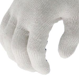 MaxiPact Guantes de seguridad resistentes Guantes de trabajo de punto de algodón antideslizantes con puntos de Palma Precio Algodón Poliéster para el trabajo Transpirable - Product Image 2