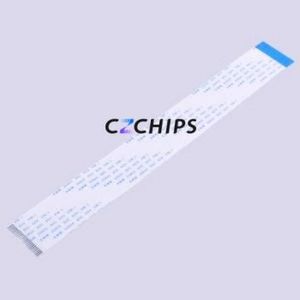 JS10B-24P-200-4-8 FFC Cable (Flexible Flat Cable) P=1mm Connector 24P 1mm 0.3mm Reverse - Product Image 1