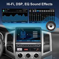 Autoradio tactile 10,1 pouces pour Toyota Tacoma 2005-2015 avec Apple CarPlay sans fil, Android Auto, GPS, commande au volant, WiFi, FM et caméra de recul