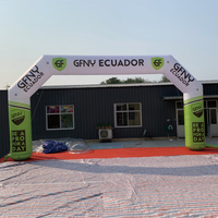 Arche gonflable publicitaire pour événements extérieurs, résistante aux intempéries, impression numérique à prix abordable