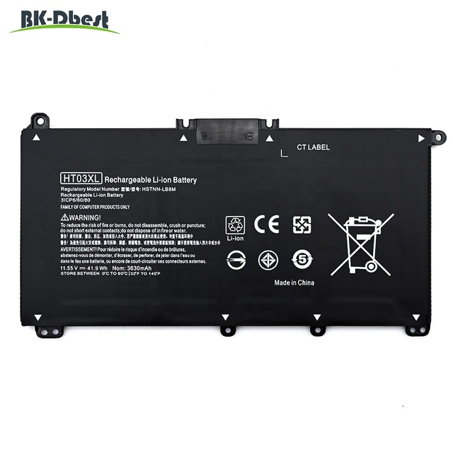 11.55V 41.9Wh HT03XL Brand New Rechargeable Battery for TPN-C131 Q207 L11421-2C2 L11119-855 15-CS 15-DA HT03XL Laptop Battery