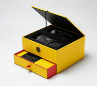 Boîte d'emballage pour lunettes de vue en papier rigide de luxe, personnalisable avec logo, écologique, en matériaux recyclés, réutilisable et portable