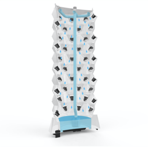 Tour verticale rotative pour serre agricole, 10 niveaux, 80 trous, système hydroponique de jardin - Product Image 2