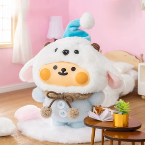 سلسلة مفاتيح دمية قطيفة معلقة على شكل حيوانات خيالية مخصصة، ناعمة ولطيفة من قطن البولي بروبيلين، بأنماط متنوعة اختيارية، ألعاب مونتيسوري - Product Image 4