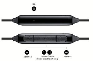 Écouteurs de haute qualité 1,2 m intra-auriculaires filaires avec micro 3,5 mm pour Samsung S8 S9 S10 - Product Image 4