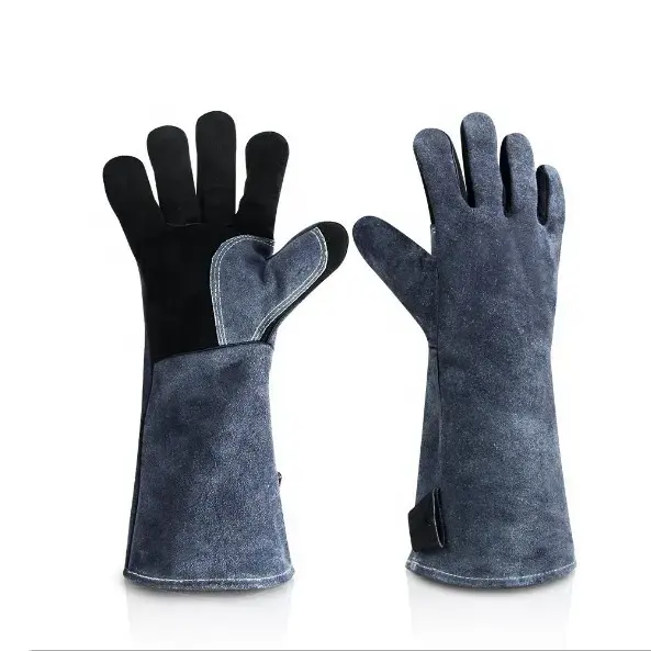 Ozero Customized Logo CE Certificate Heat Resistant Grillhandschuhe Oven BBQ Gants Barbecue Grill Gloves