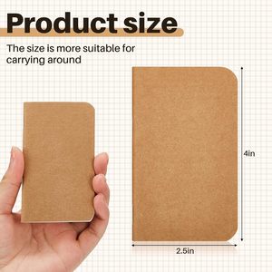 36 pezzi taccuino tascabile Mini diario 2.5X4 pollici in carta Kraft Mini Notepad con copertina morbida per appunti alla rinfusa <span class=keywords><strong>Notebook</strong></span> oggetto diario - Product Image 2
