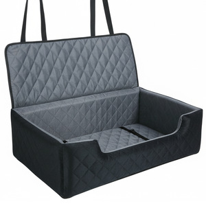 Car Dog Kennel Rear Seat Cover Rectangle Durable Pet Foam Bed for Medium Large Dogs Four Seasons Use - Product Image 5