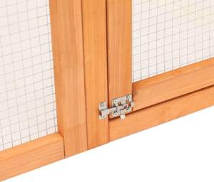 TIANYI ahşap Pet House kediler hayvan ahşap tavşan kafesi rüzgar geçirmez 200 kiloluk karton + köpük levha Catio muhafaza büyük ahşap açık - Product Image 6